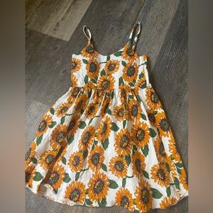 Sunflower sundress with back detail